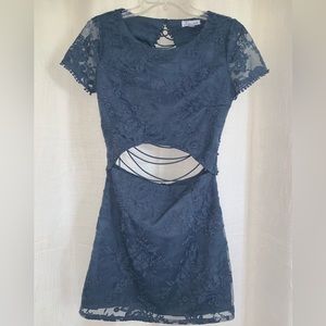 Lady Black Tie Dress